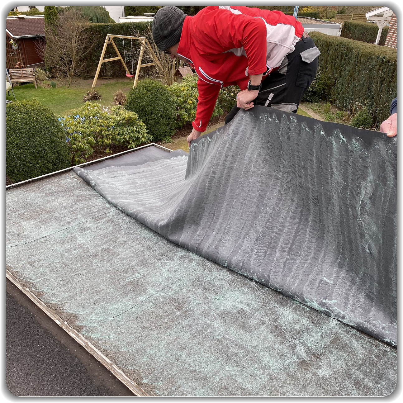 EPDM Dachbahn 1,2 mm ★ Dachfolie mit Zulassung (abP) auf Maß