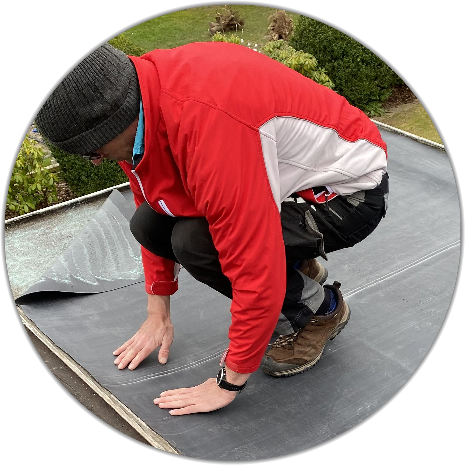 EPDM Dachbahn 1,2 mm ★ Dachfolie mit Zulassung (abP) auf Maß