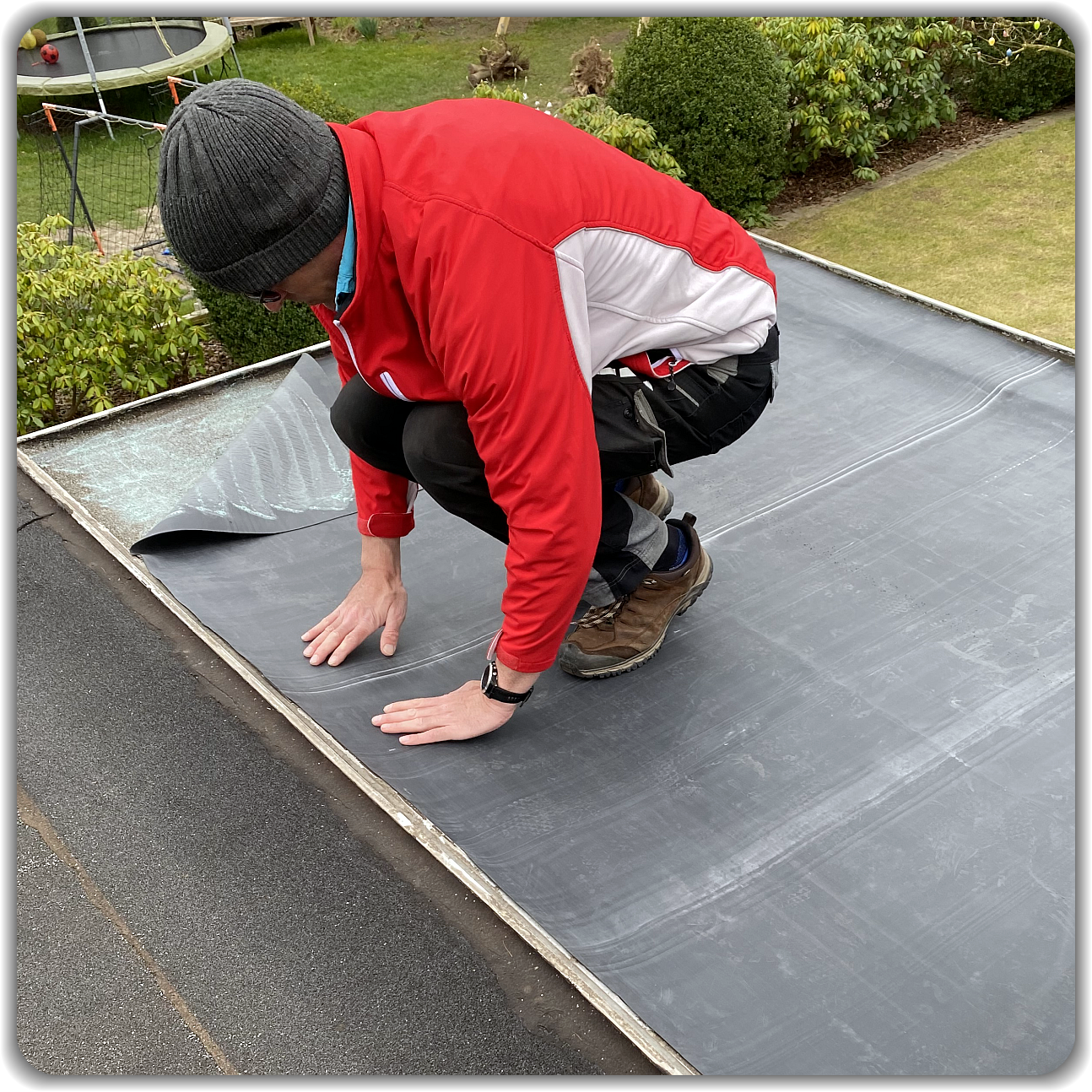 EPDM Dachbahn 1,2 mm ★ Dachfolie mit Zulassung (abP) auf Maß