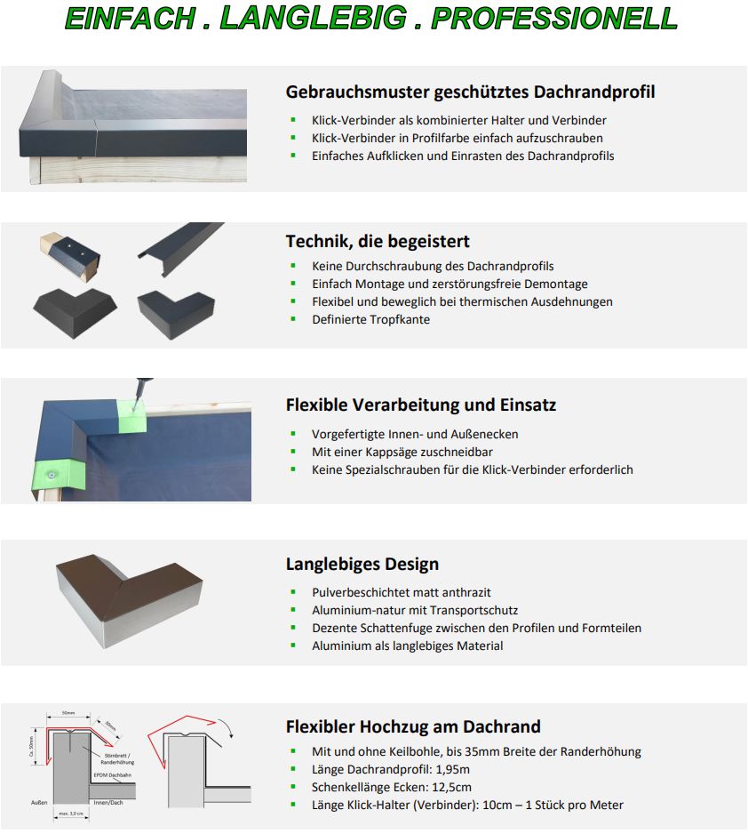 Klick Verbinder - aluminium blank
