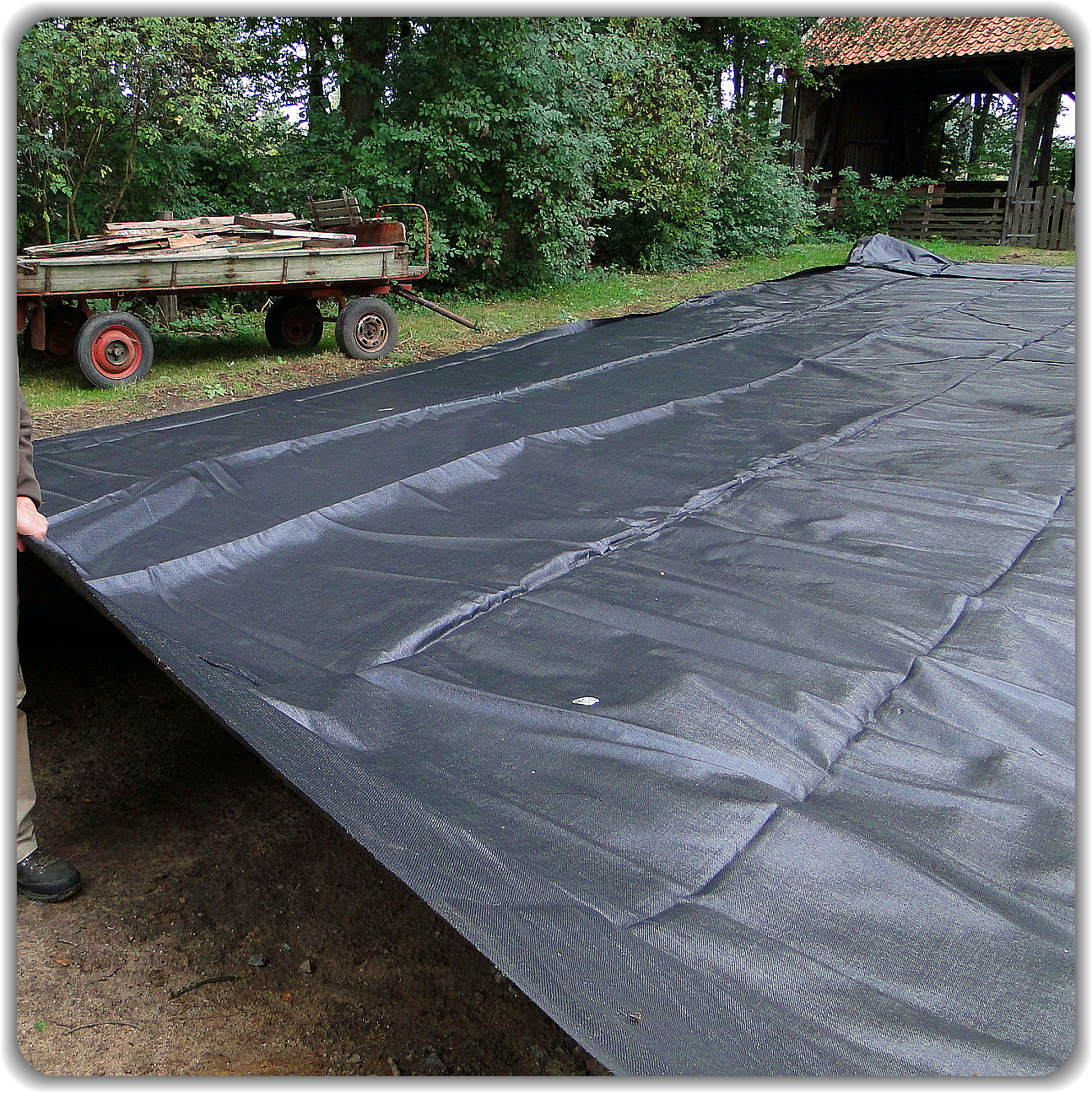 Reitplatzgewebe PP42 ★ Geotextil auf Maß